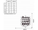 Nothing Worth Doing Quotes Wall Decal Motivational Vinyl Art Stickers